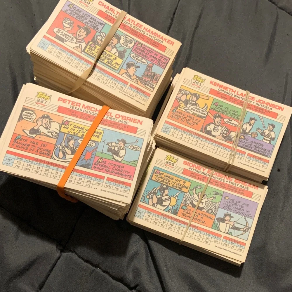 Bulk Baseball Player Card Set  Topps 1988 not in box - Picture 3 of 3